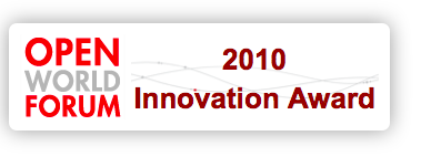 Open World Forum 2010 Innovation Award